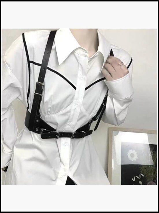 Punk Gothic Body Chain Harness Belt Adjustable Waist Rave Halloween Party main image 4